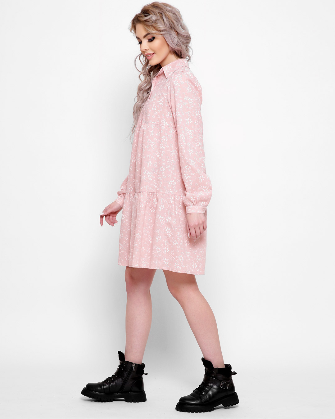 Платье KP-10360-15, (Розовый)