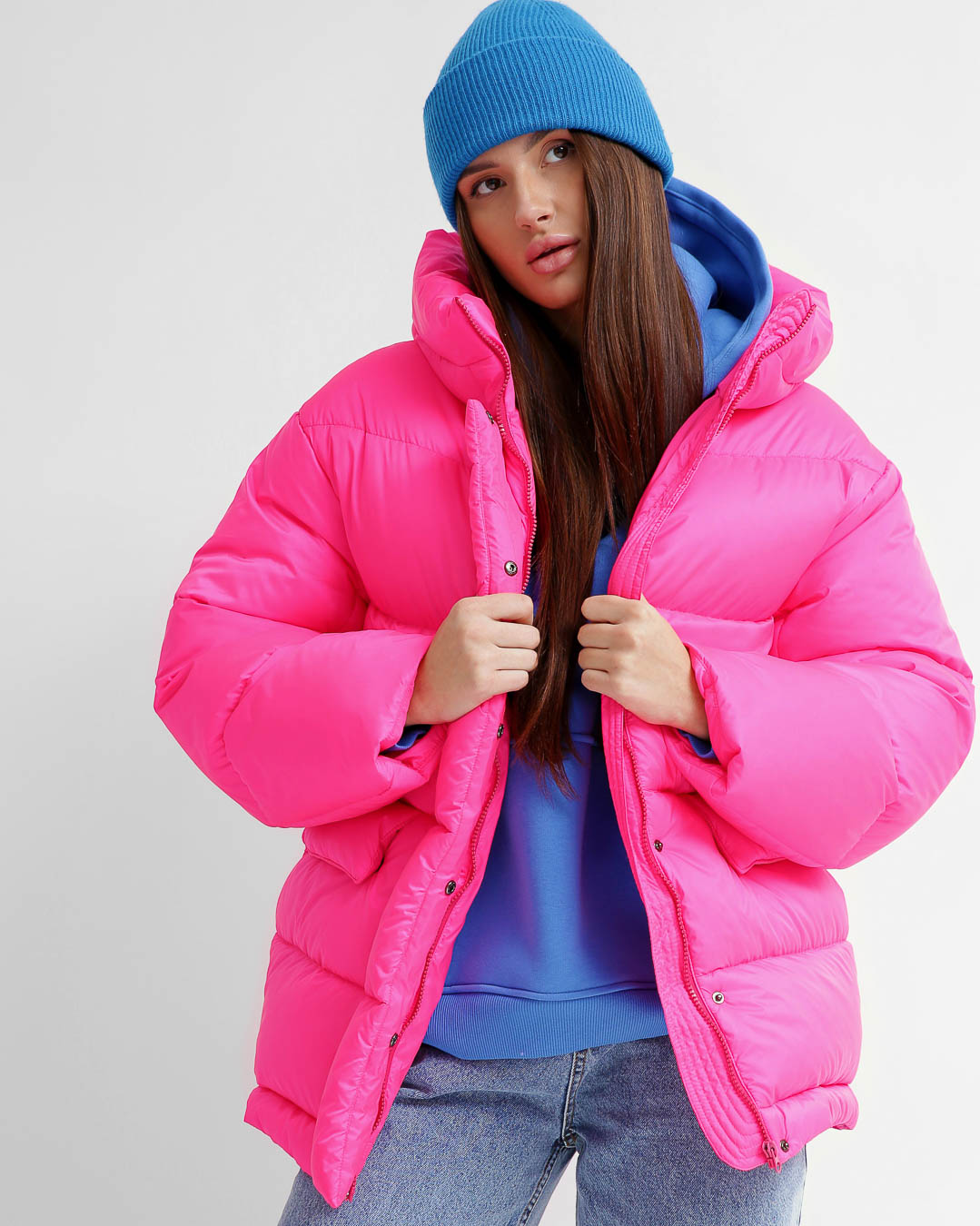 Зимова куртка  LS-8917-15, (Рожевий)