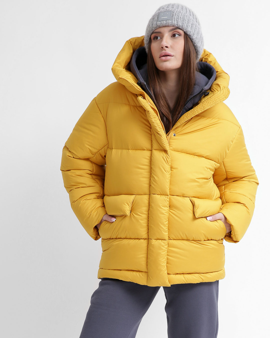 Зимова куртка  LS-8917-6, (Гірчиця)