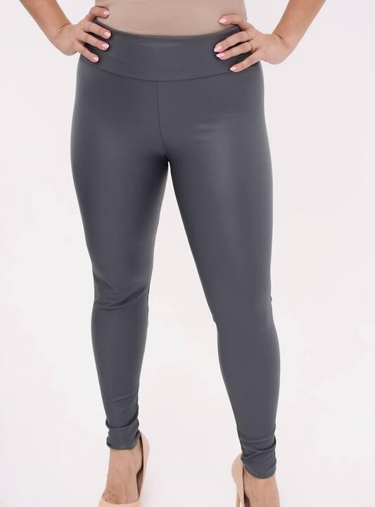 Лосины женские из эко-кожи на замше с высокой посадкой и мягкой подкладкой осенне-зимние