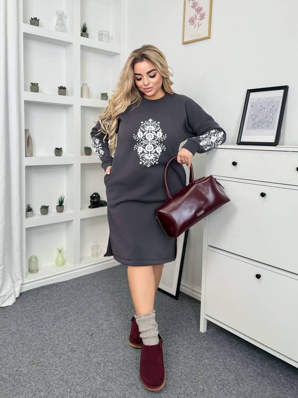 Тепла сукня k-125798 Тепла сукня k-125798