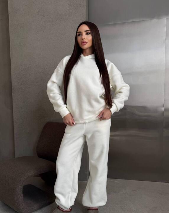 Спортивный костюм женский утеплённый из флиса полар осенний зимний