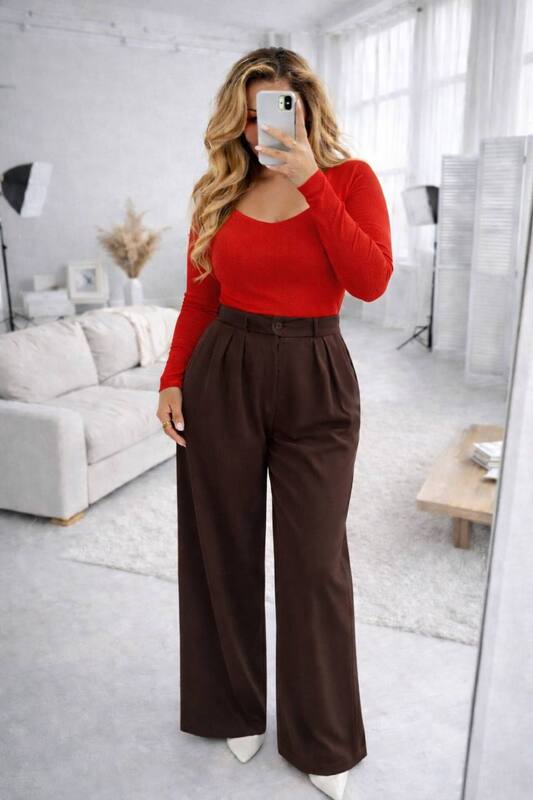 Брюки палаццо