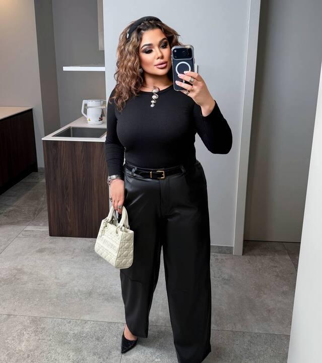 Лонгслив женский из евро рубчика однотонный весенний