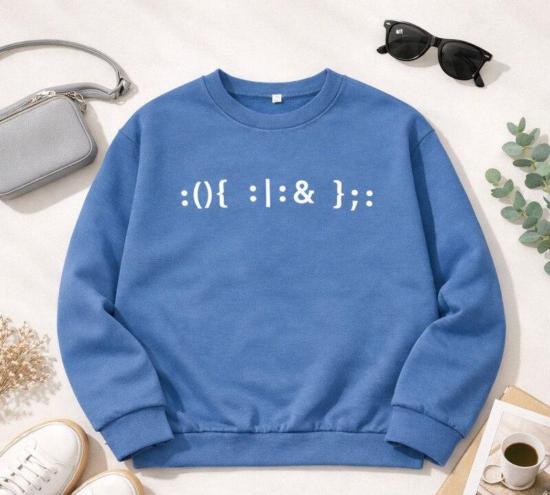 Свитшот женский из двунитки прямой с надписью и манжетами демисезонный