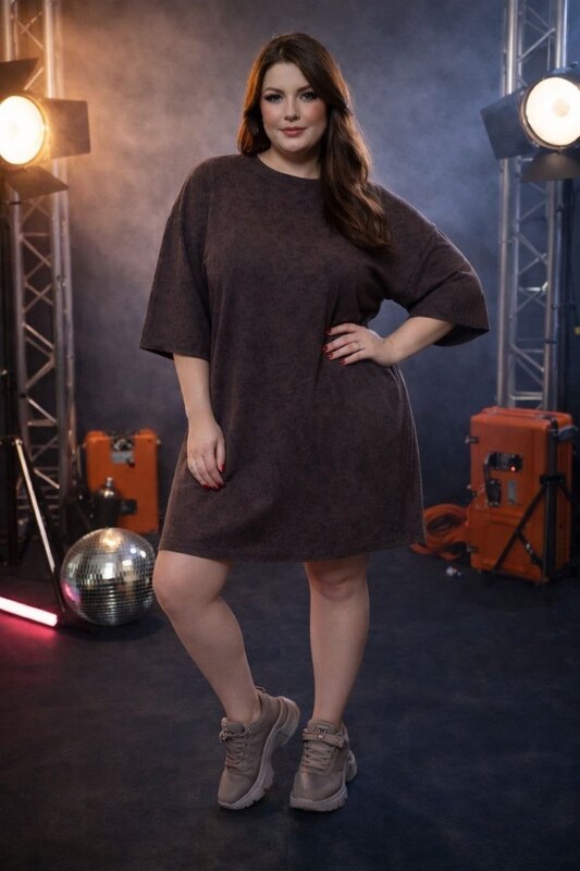 Платье-футболка женское из турецкого кулира варка повседневное свободного кроя весенне-летнее