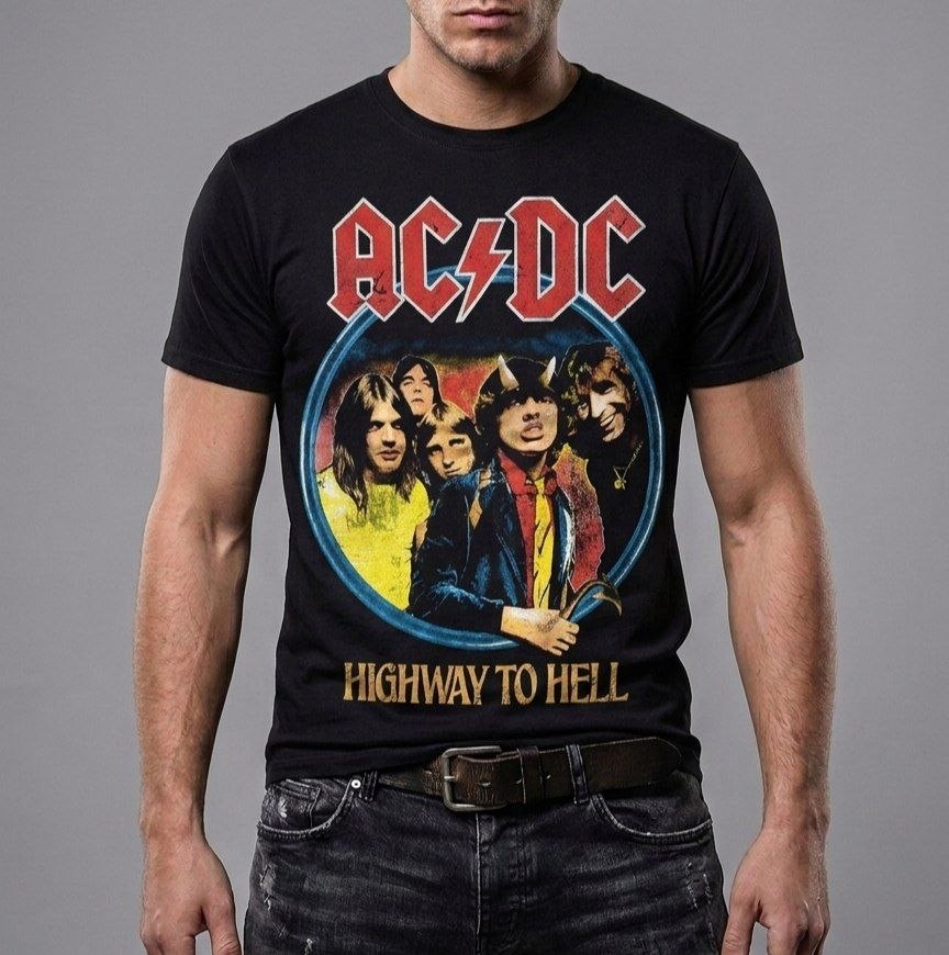 Футболка AC/DC "Highway To Hell"  k-1006