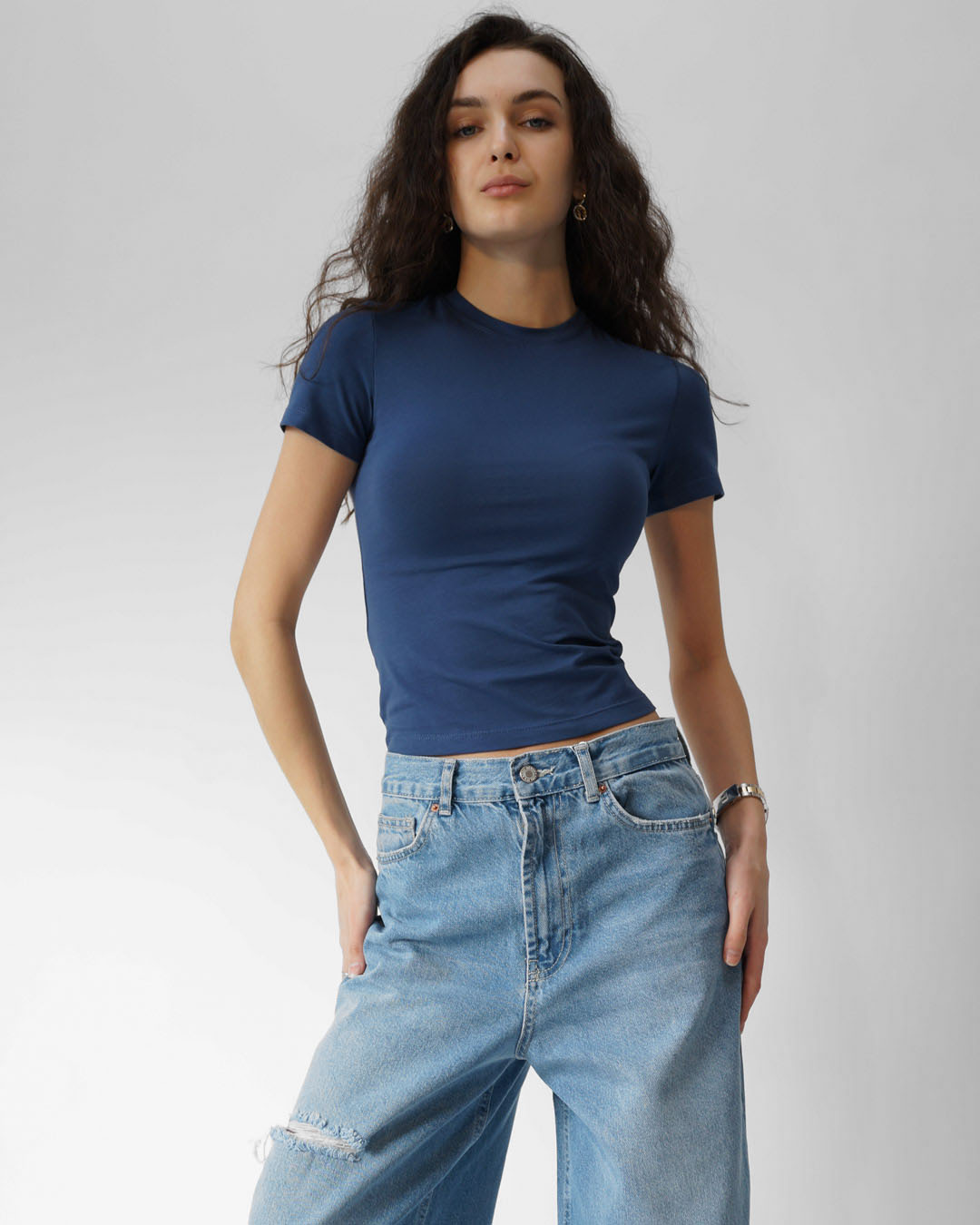 Женская приталенная футболка Slim Standart 57812 xp-1039 Женская приталенная футболка Slim Standart 57812 xp-1039