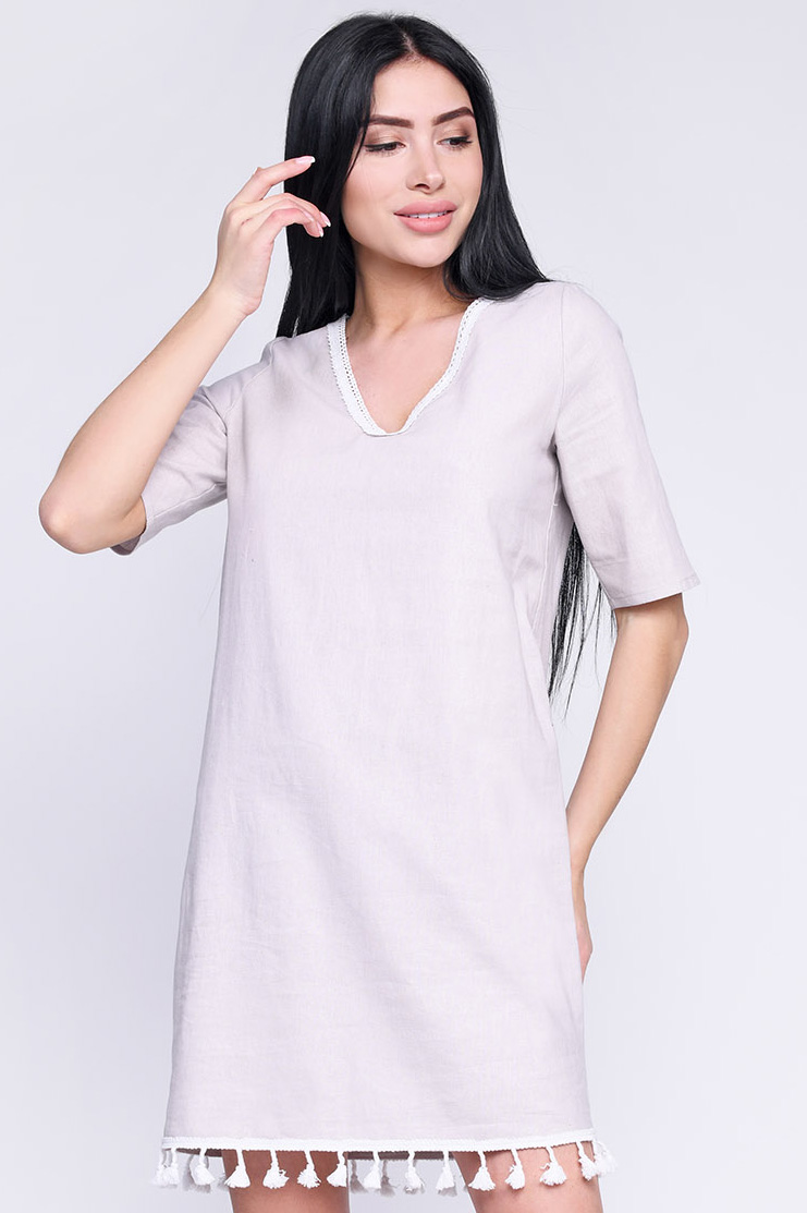 Женское платье с кисточками 35861