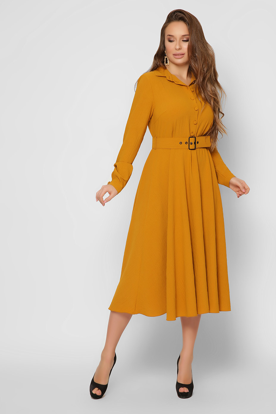 Романтическое длинное платье с расклешенной юбкой 36719 xp-1283 Романтическое длинное платье с расклешенной юбкой 36719 xp-1283