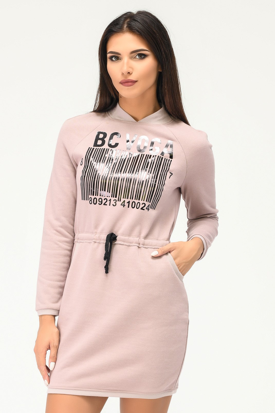 Спортивное платье со штрих-кодом 31972