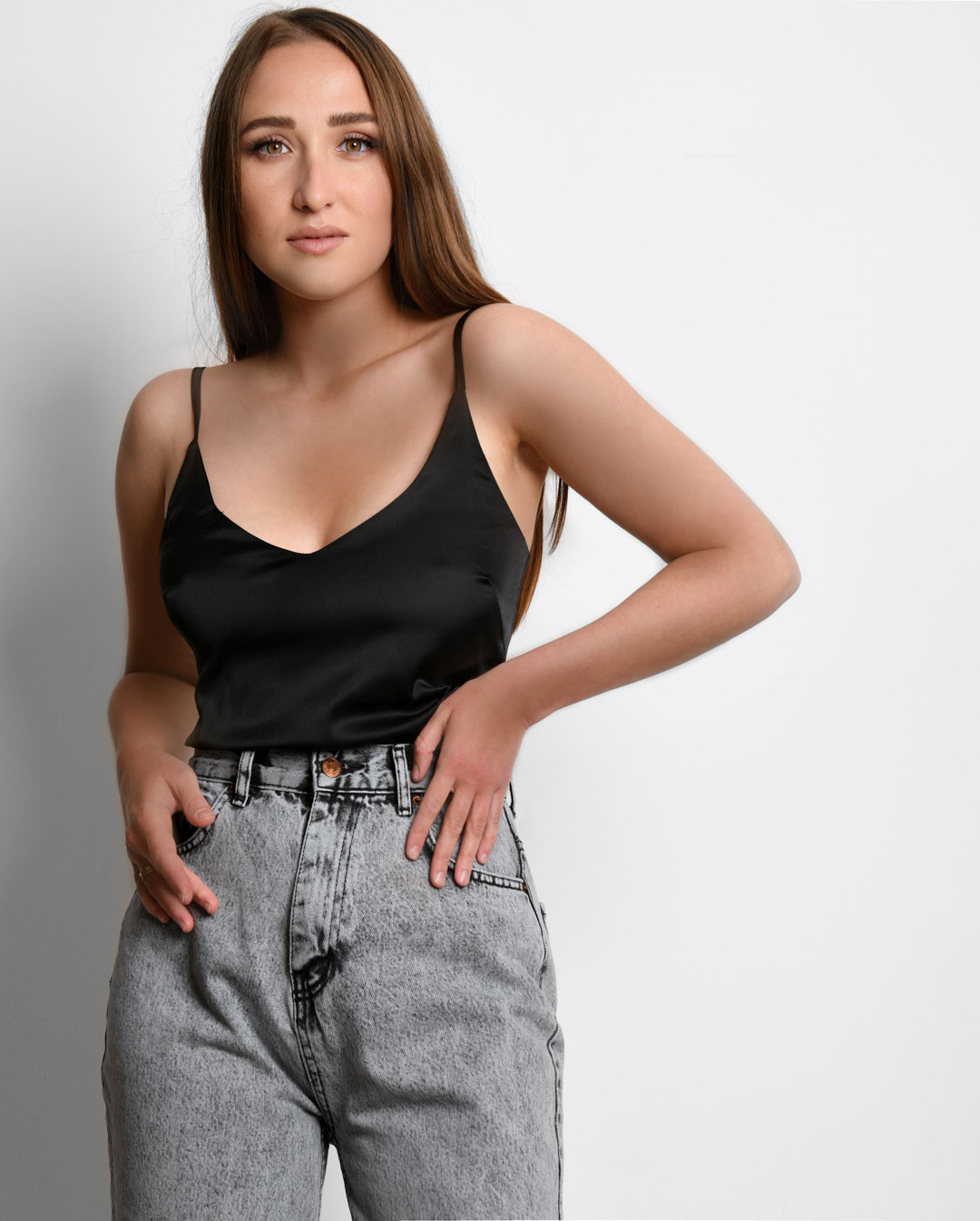 Шелковая блуза черного цвета 53854 xp-1691 Шелковая блуза черного цвета 53854 xp-1691