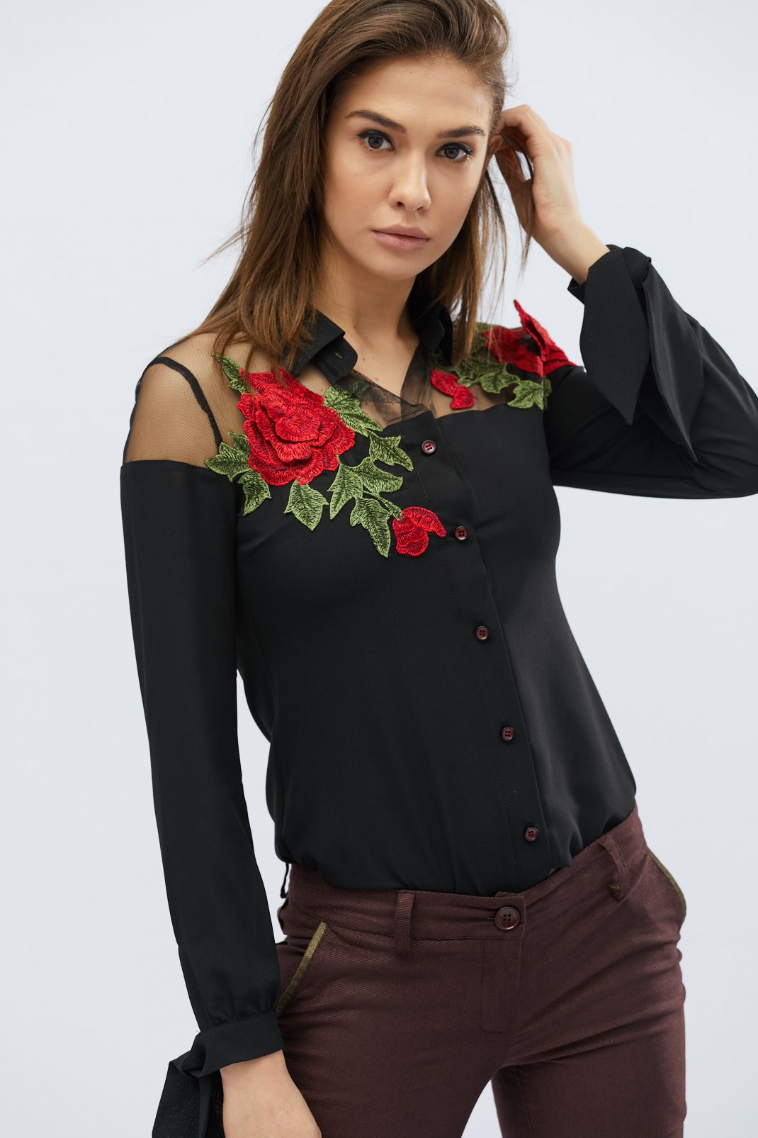 Блуза Carica ВК-7615-8 27905 xp-1693 Блуза Carica ВК-7615-8 27905 xp-1693