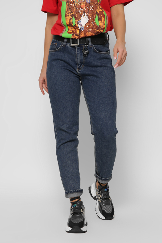 Стильные джинсы mom цвет синий 36818 xp-1783 Стильные джинсы mom цвет синий 36818 xp-1783