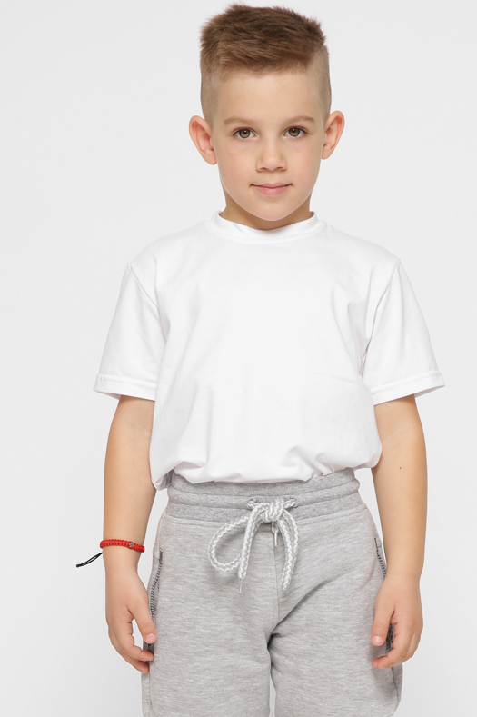 Детская белая футболка 38376