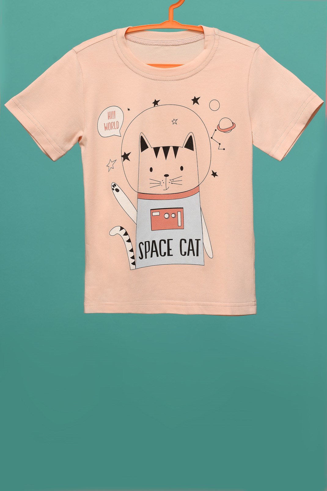 Детская футболка Standart с принтом Space cat 34491