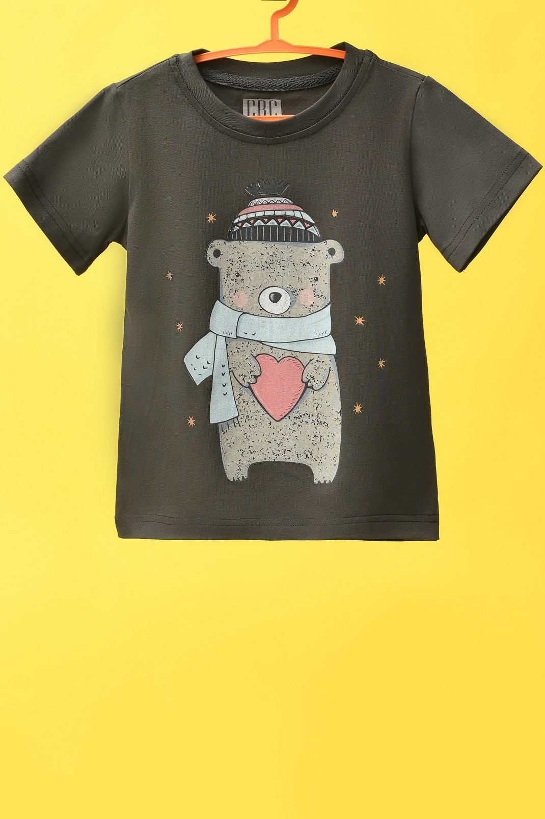 Детская футболка Standart с принтом медведь с сердцем 34492