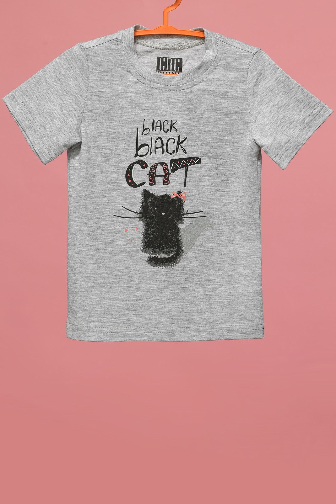 Детская футболка Standart з принтом Black black cat 34485