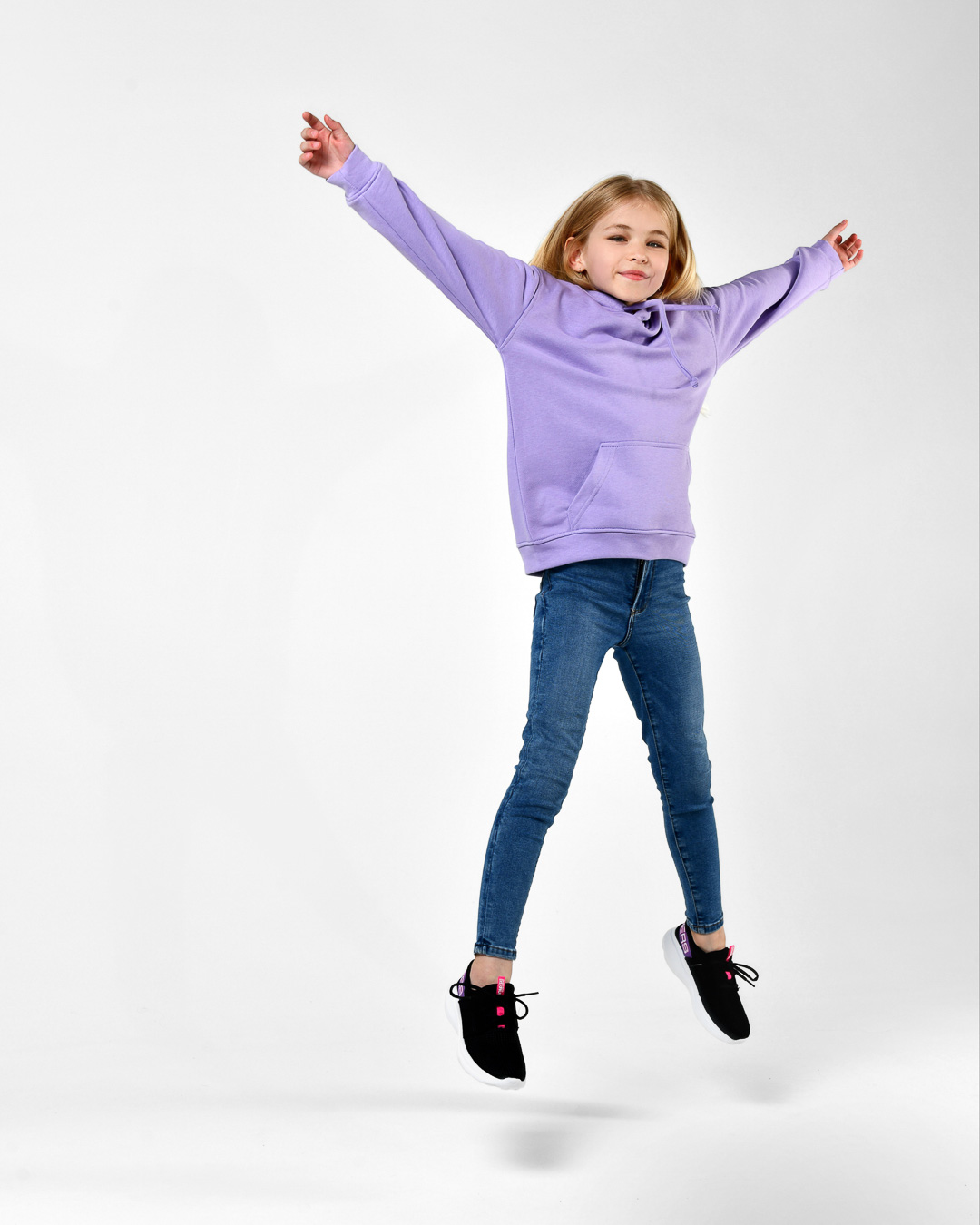 Детский худи унисекс цвет сирень 55696