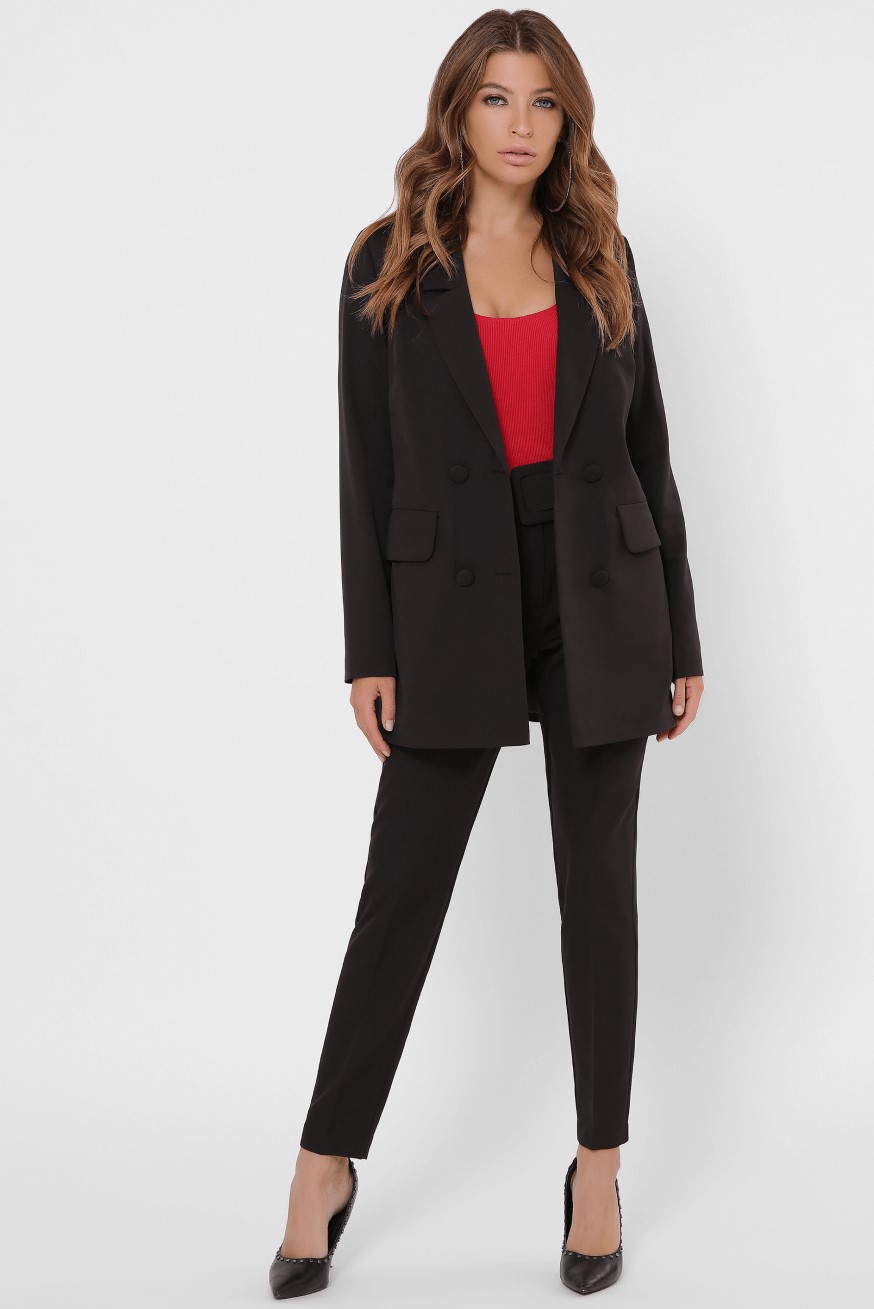 Женский костюм с пиджаком и брюками 36099