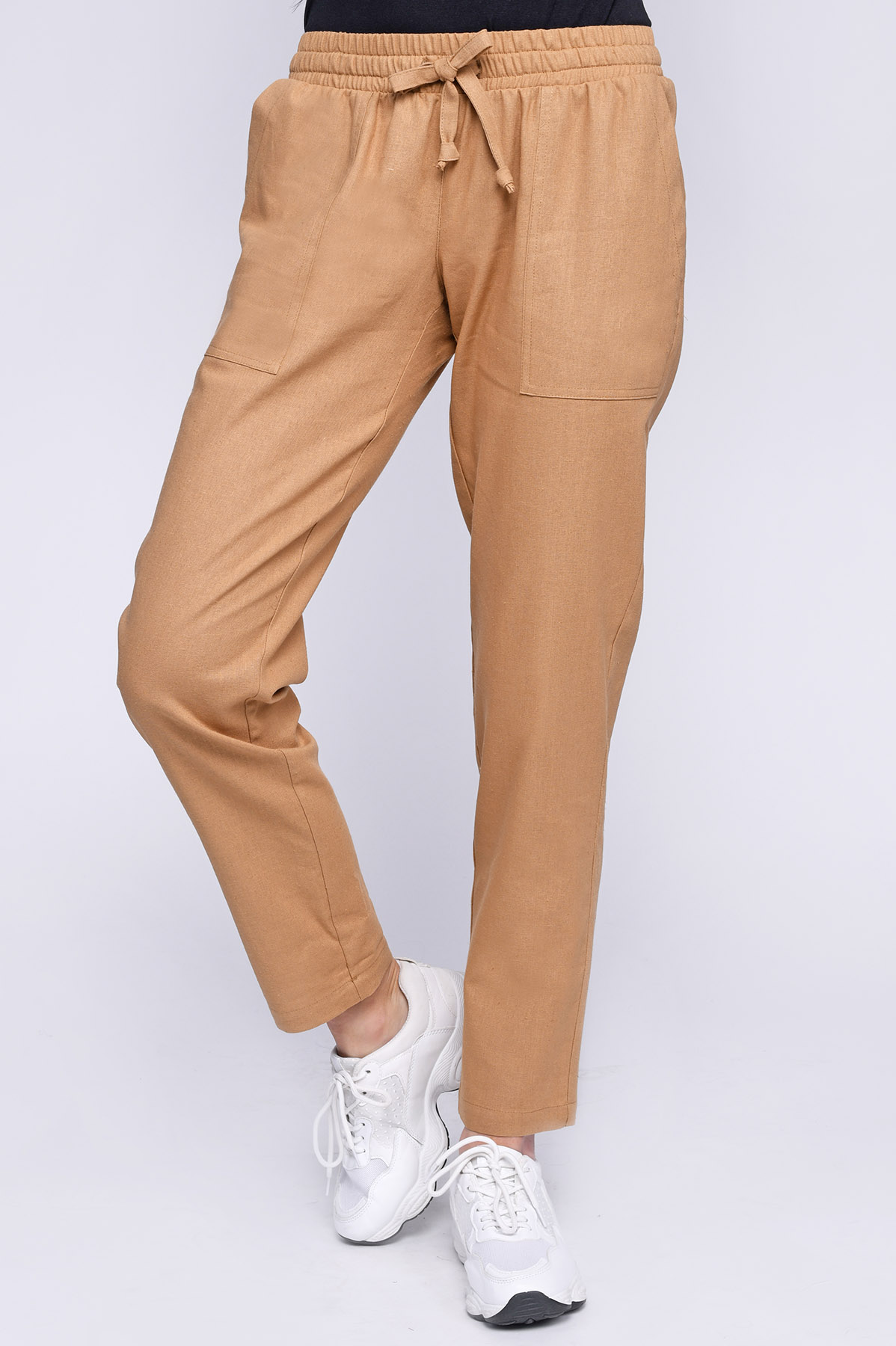 Летние брюки цвета песок 35750