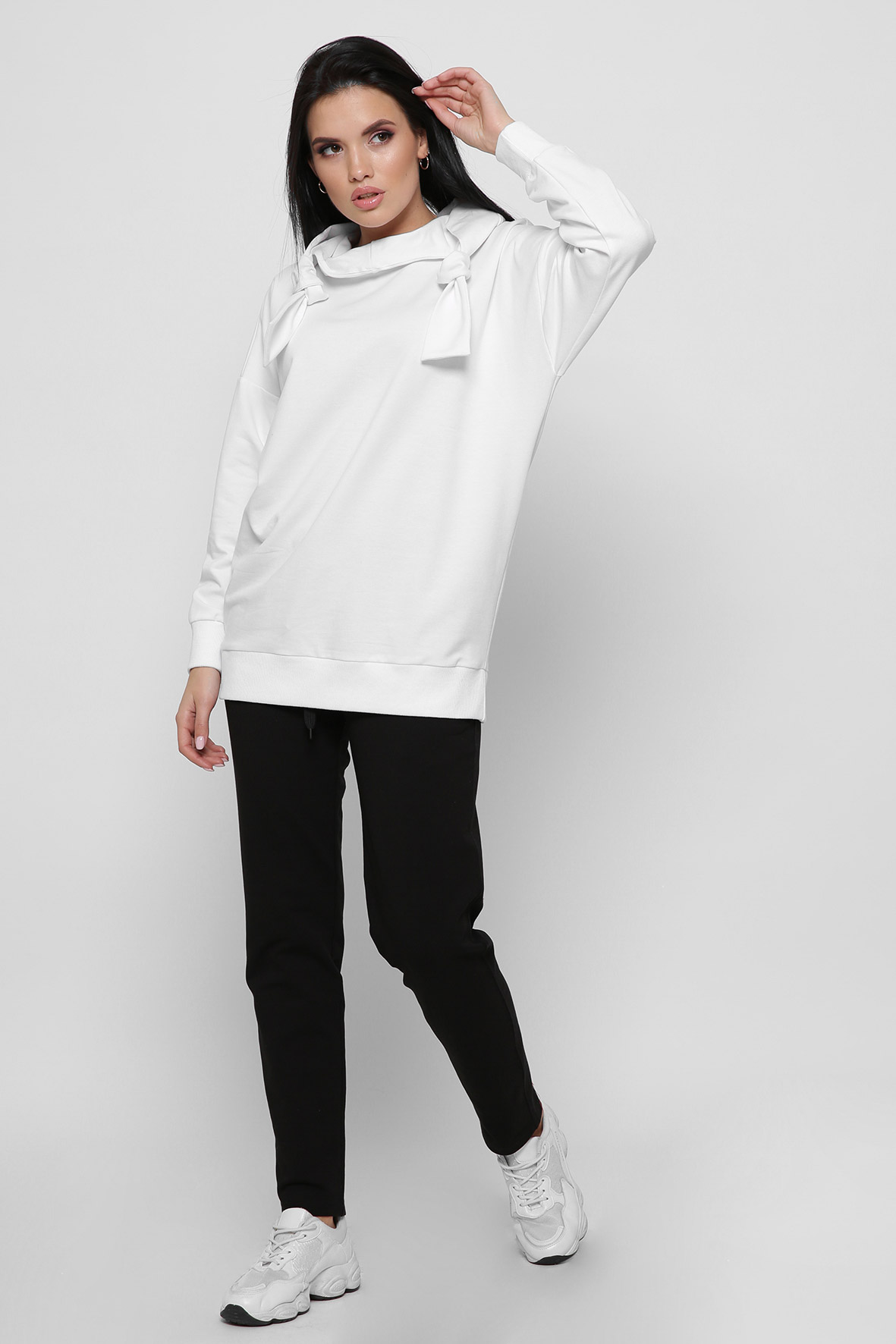 Стильный повседневный костюм с худи 36284 xp-2440 Стильный повседневный костюм с худи 36284 xp-2440