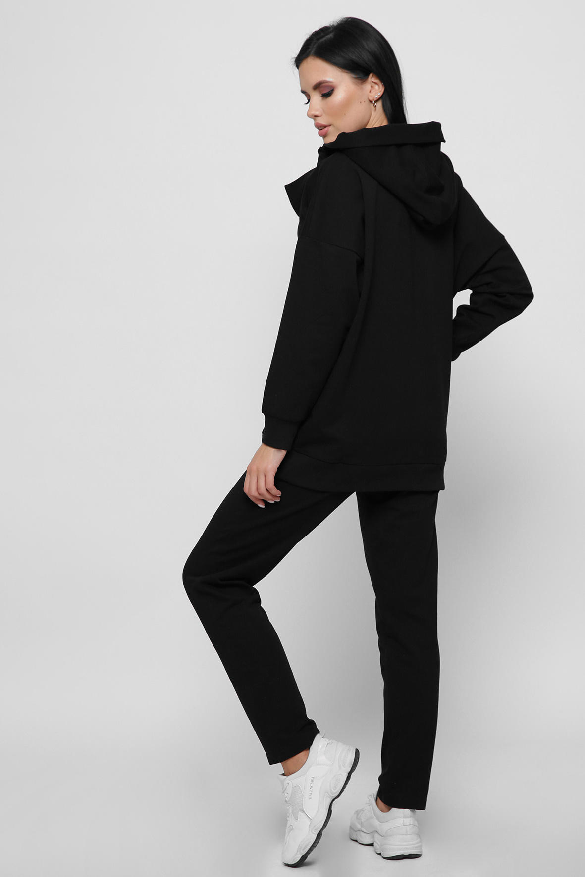 Стильный повседневный костюм с худи 36282 xp-2444 Стильный повседневный костюм с худи 36282 xp-2444