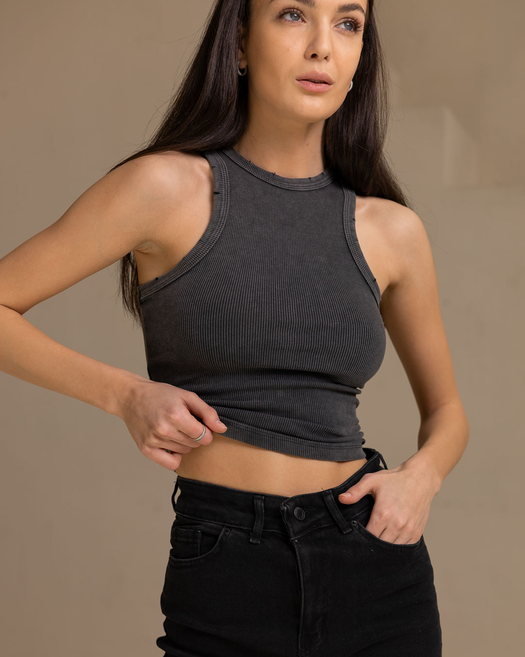 Летняя майка с эффектом варки 55983