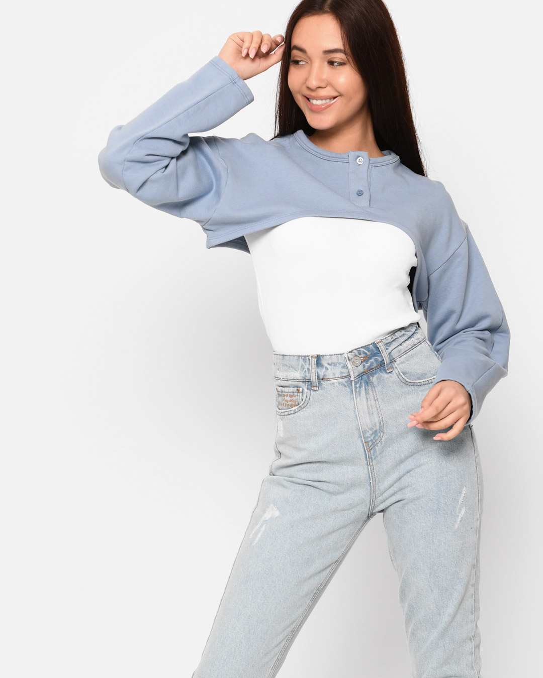 Стильный топ-болеро 43304