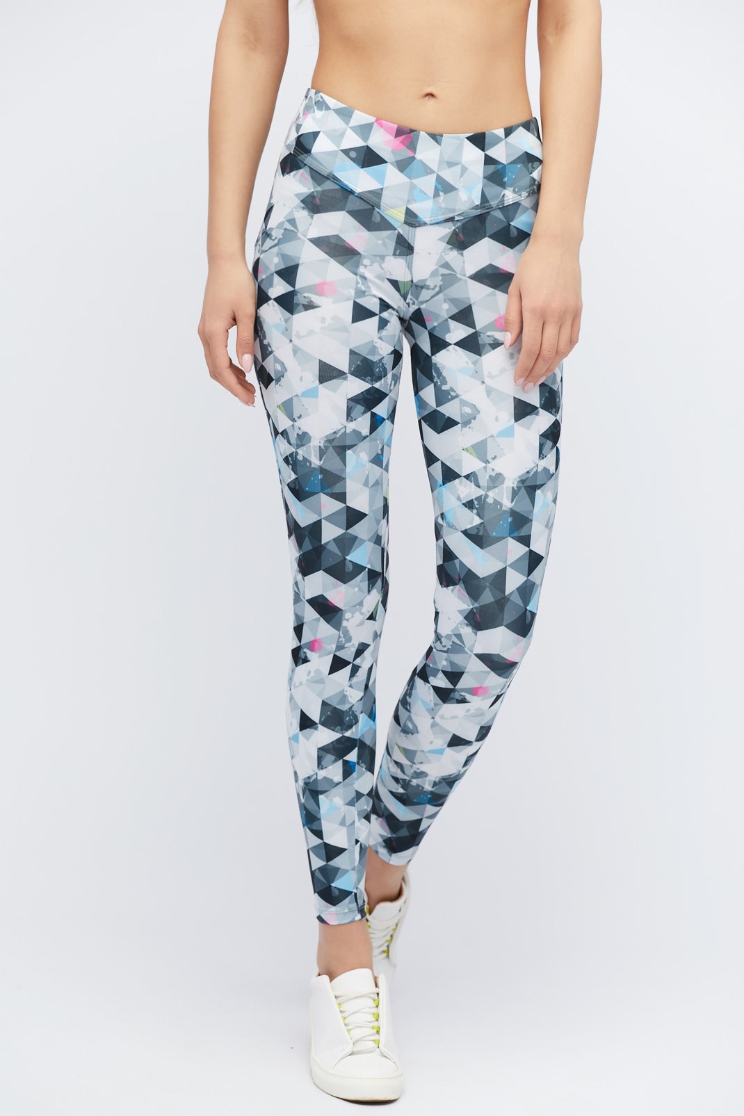 Спортивные леггинсы с необычным принтом 32925