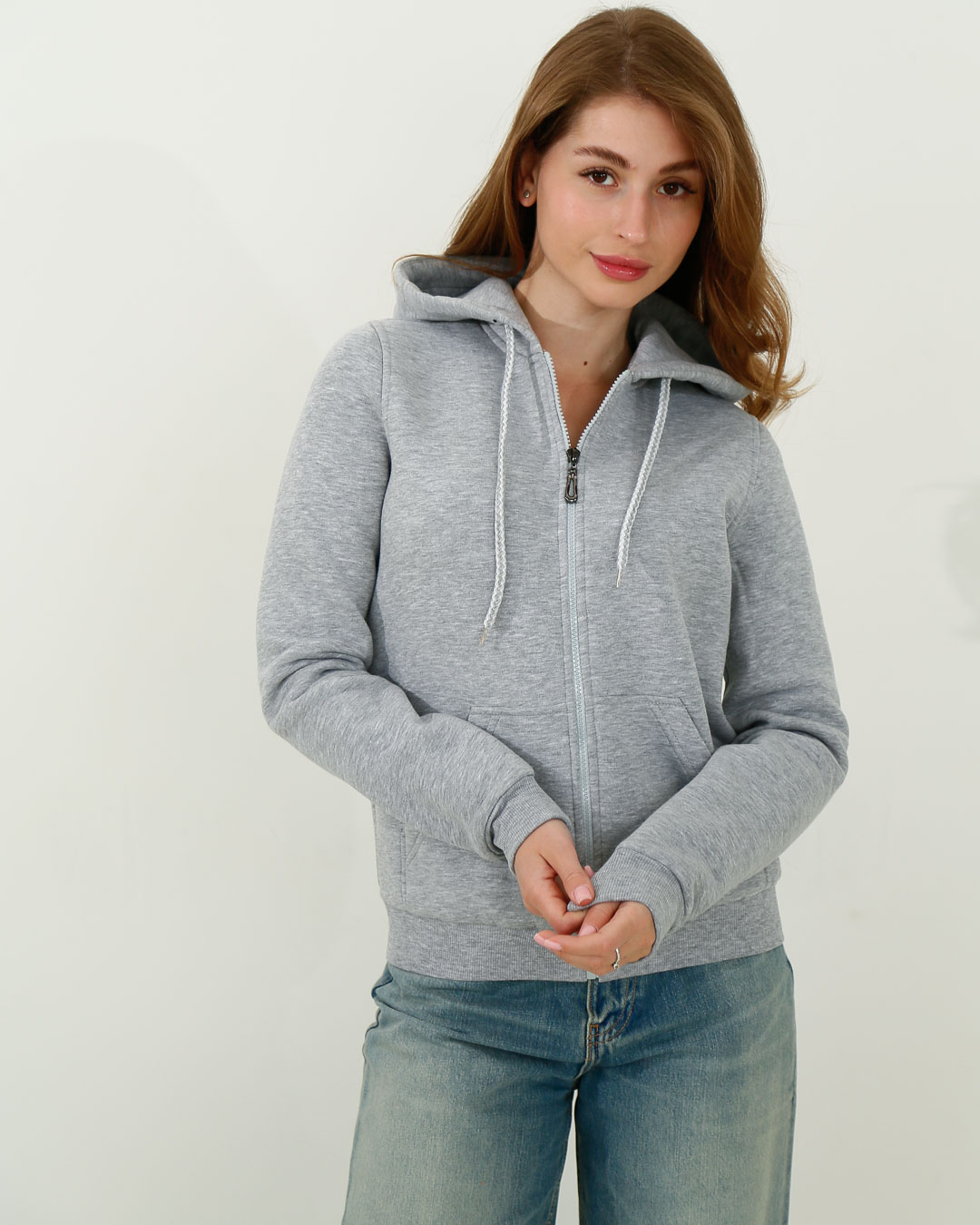 Женская спортивная кофта на молнии 31705