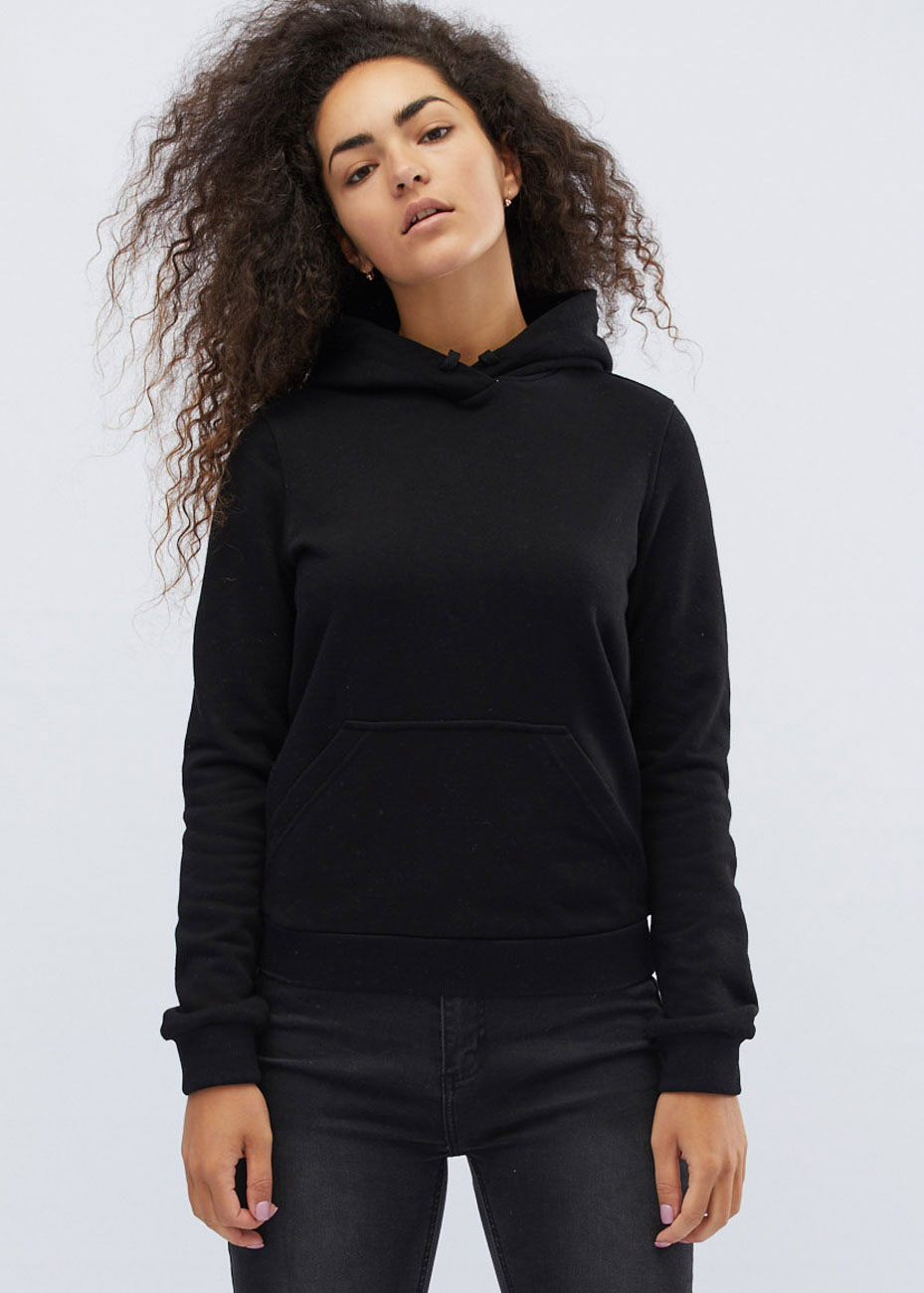 Женское черное худи 31910