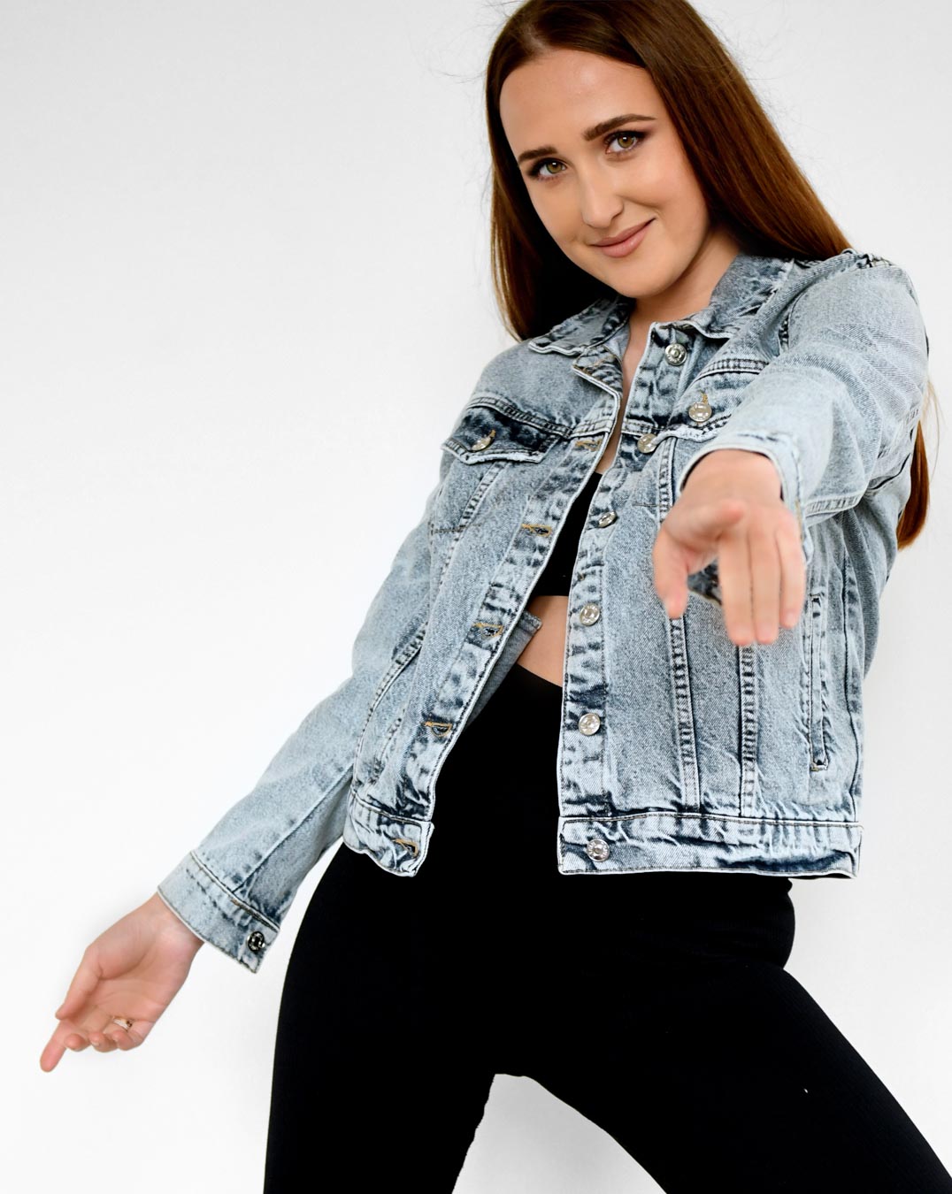 Классическая джинсовая куртка 55163