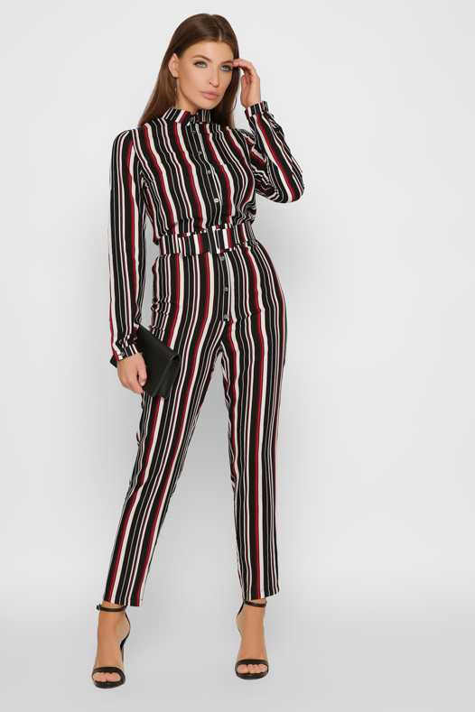 Стильный комбинезон в полоску 35305