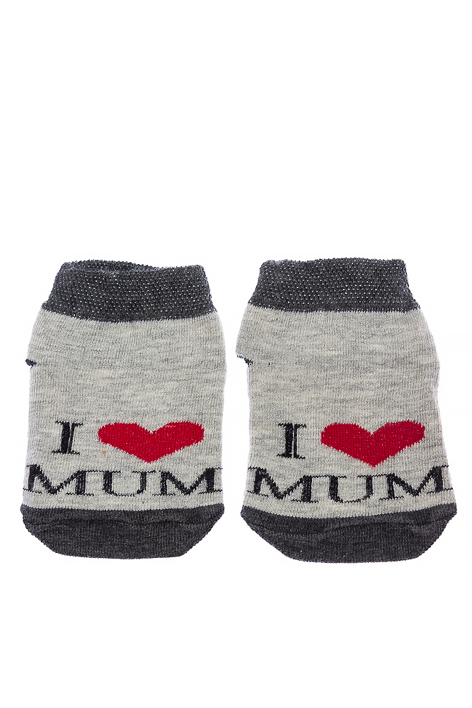 Шкарпетки 120PUK001-1 junior I Love Mum (Меланж)